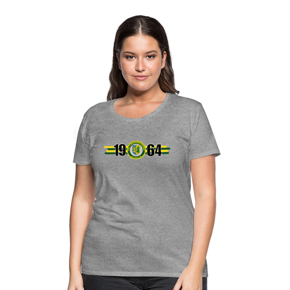 SSV Plockhorst Frauen Premium T-Shirt 1964 - Grau meliert