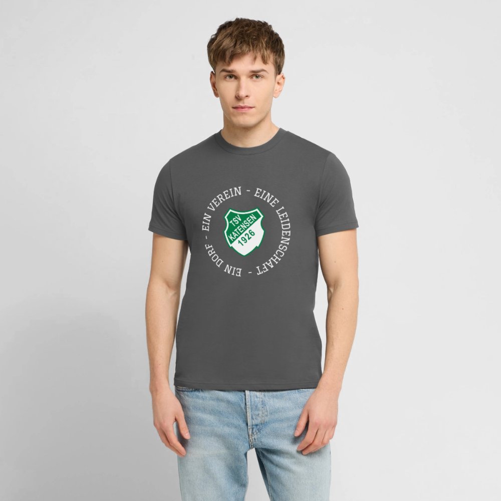 TSV Katensen Unisex Bio-T-Shirt "Ein Dorf" - Anthrazit