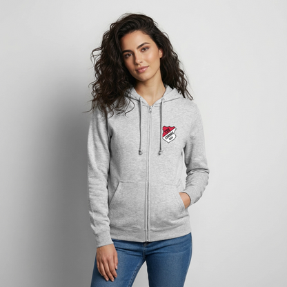 TSV Cornau Kapuzenjacke Logo flex - Hellgrau meliert