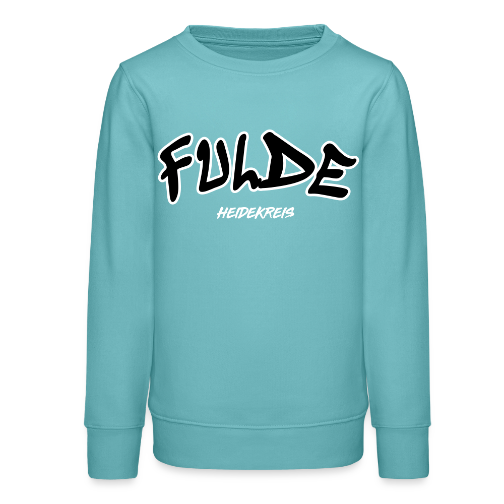Fulde Heidekreis Bio Teenager Sweatshirt - Pastelltürkis
