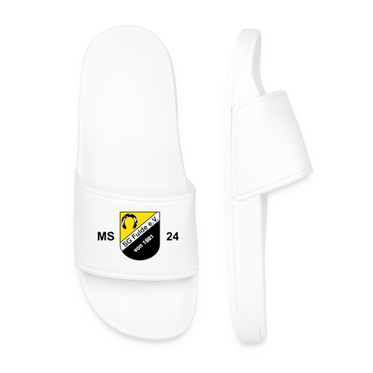 SG Fulde Personalisierte Badelatschen mit Initialen + Trikotnummer - Weiß