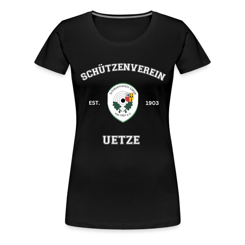 Schützenverein Uetze Frauen Collage T-Shirt - Schwarz