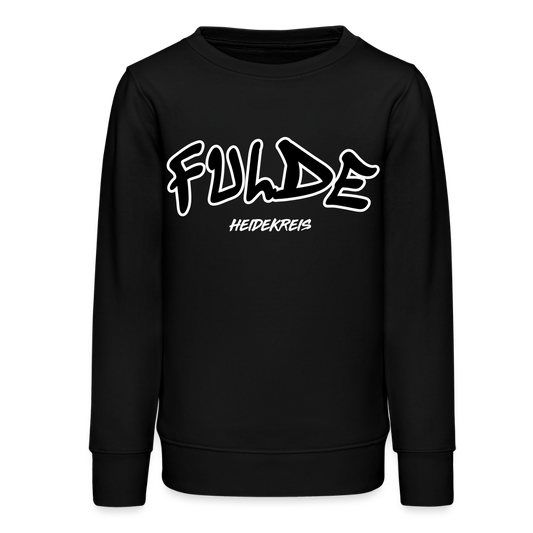Fulde Heidekreis Bio Teenager Sweatshirt - Schwarz