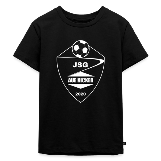 JSG Aue Kicker Kinder Premium T-Shirt - Schwarz