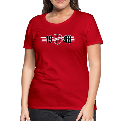 TTC RW Uetze Frauen Premium T-Shirt 1948 flex - Rot