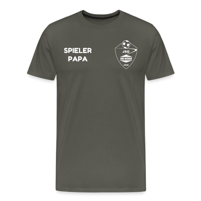 JSG Aue Kicker Spieler Papa Unisex T-Shirt - Asphalt
