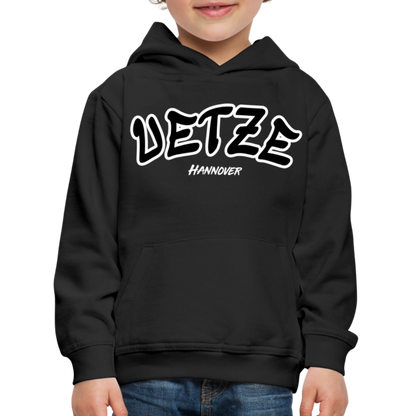 Uetze Hannover Kinder Premium Hoodie - Schwarz