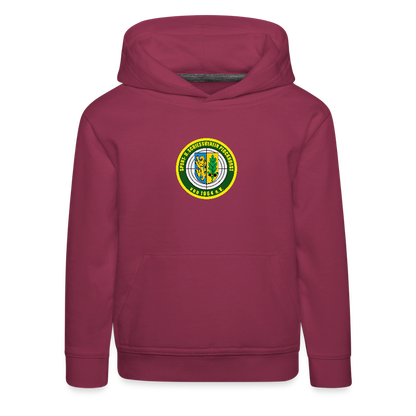 SSV Plockhorst Logo Kinder Premium Hoodie - Bordeaux