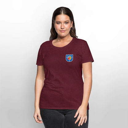 VfL Uetze Frauen Premium T-Shirt - Burgunderrot