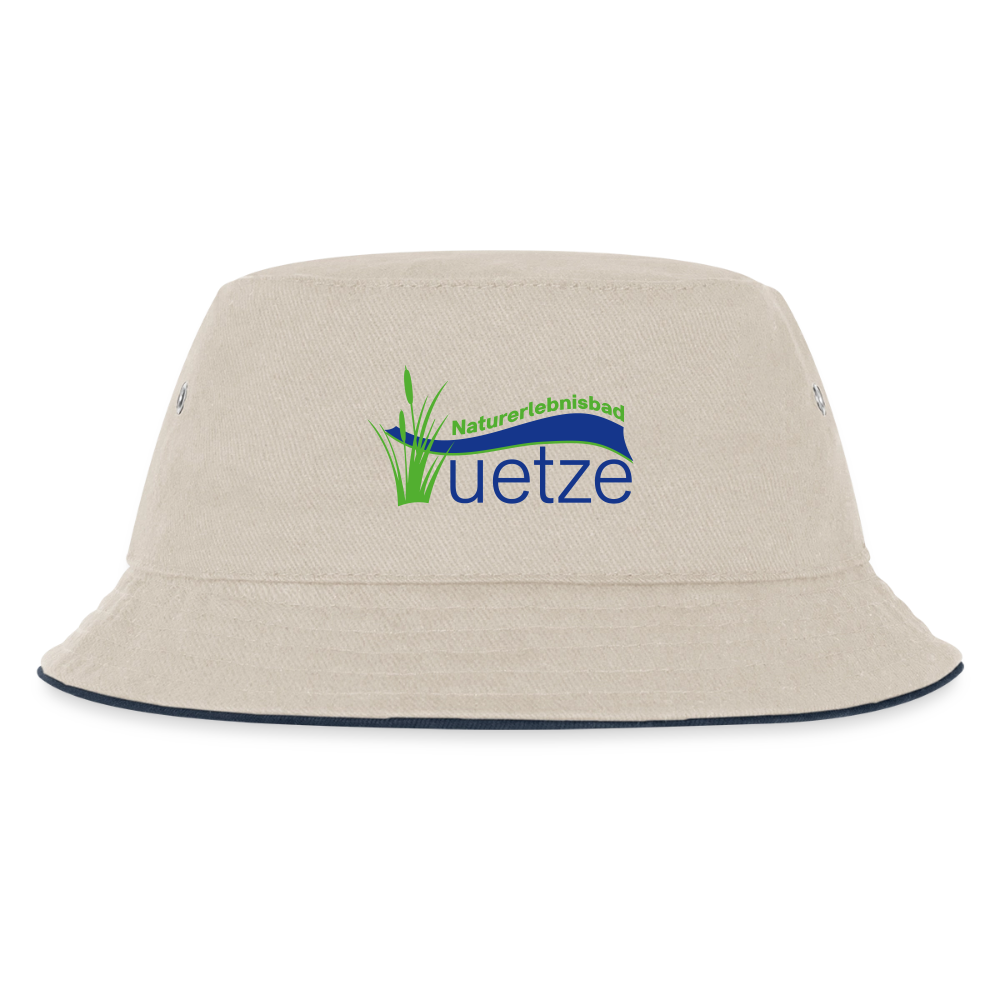Naturbad Uetze Kinder Fischerhut - Natur/Navy