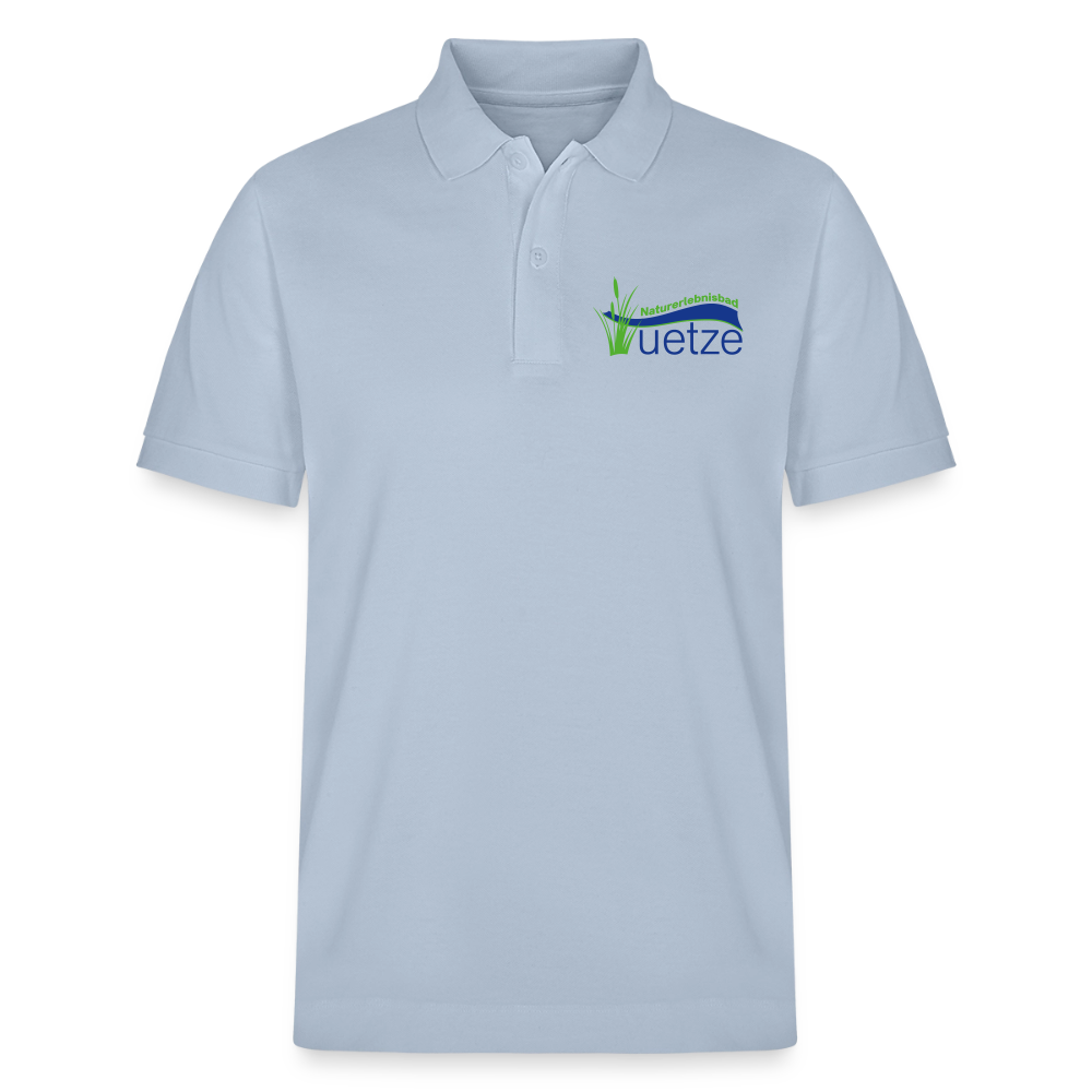 Naturbad Uetze Unisex Bio-Poloshirt - sky Blue