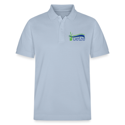 Naturbad Uetze Unisex Bio-Poloshirt - sky Blue