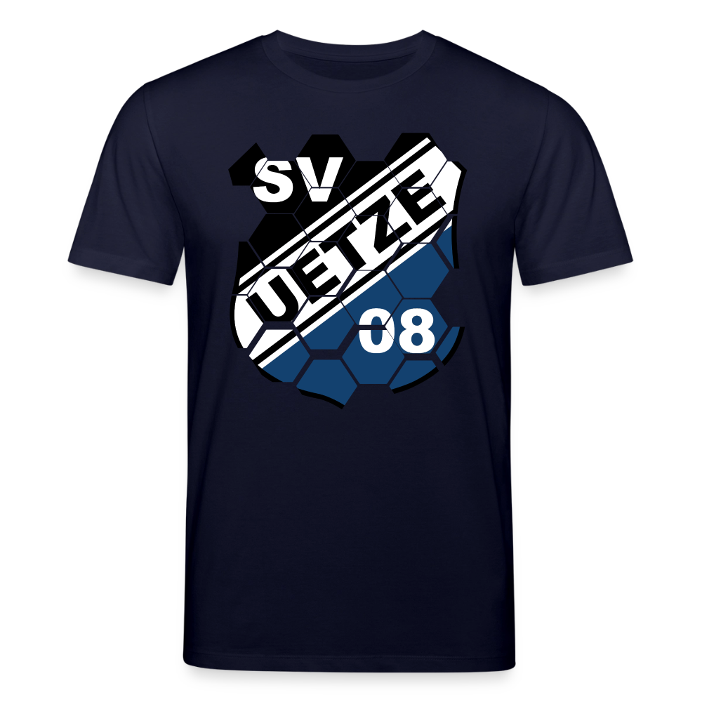 SV Uetze 08 Unisex Bio-T-Shirt "Waben" - Navy