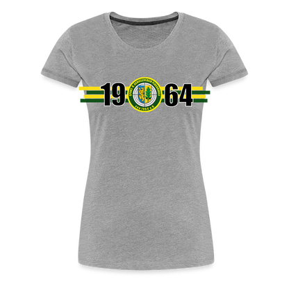 SSV Plockhorst Frauen Premium T-Shirt 1964 - Grau meliert