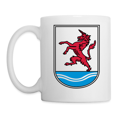 Knesebeck Tasse Logo beidseitig - Weiß