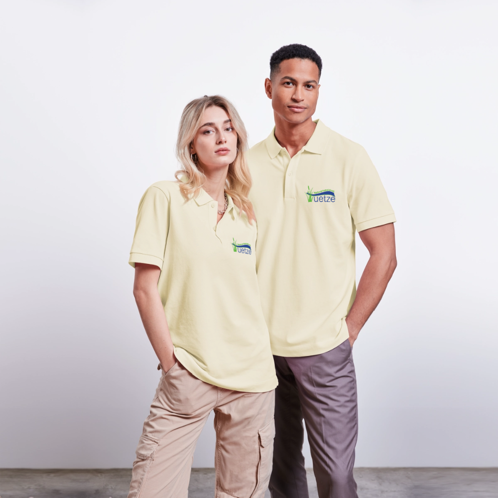 Naturbad Uetze Unisex Bio-Poloshirt - Natur