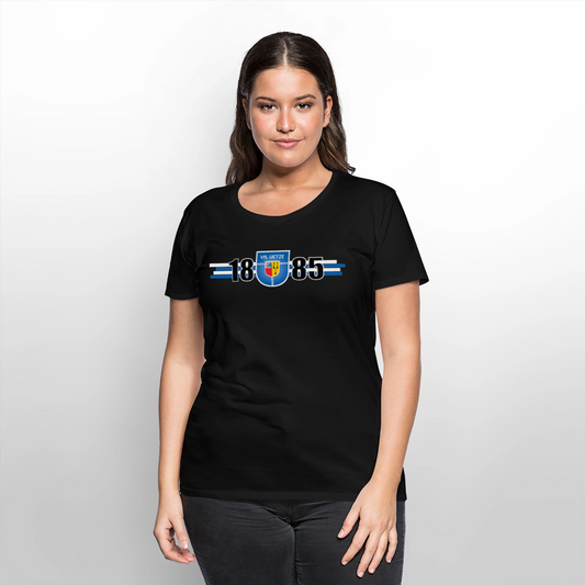 VfL Uetze Frauen Premium T-Shirt 1885 - Schwarz