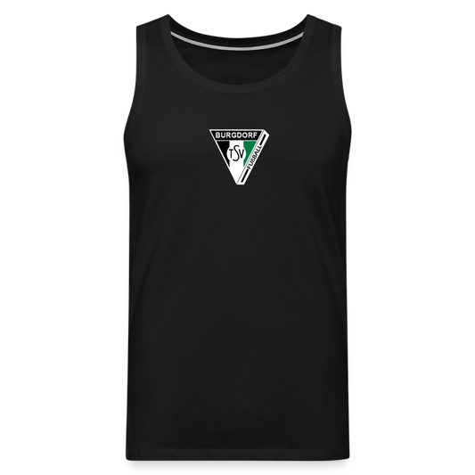 TSV Burgdorf Männer Premium Tank Top Flexdruck - Schwarz