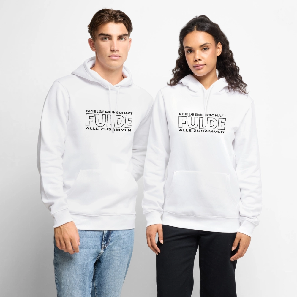 SG Fulde unisex Premium Hoodie "Alle zusammen" - Weiß