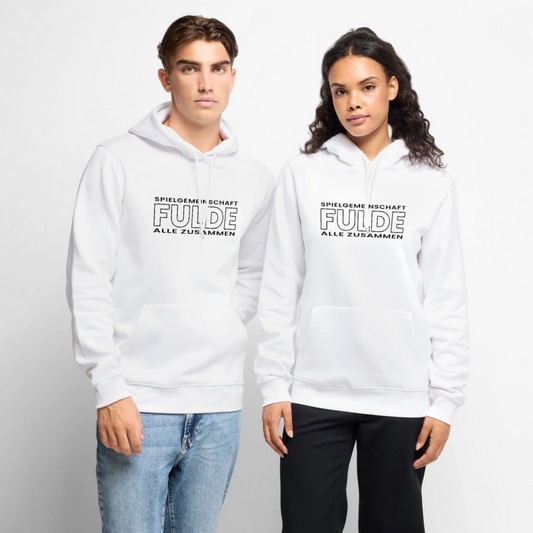 SG Fulde unisex Premium Hoodie "Alle zusammen" - Weiß