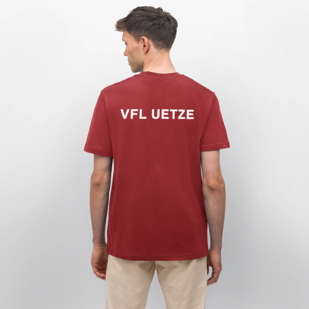 VfL Uetze Relaxed Fit Unisex Bio-T-Shirt (schwer) - Erdrot
