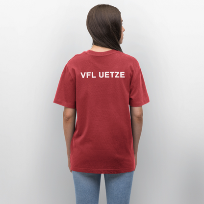 VfL Uetze Relaxed Fit Unisex Bio-T-Shirt (schwer) - Erdrot