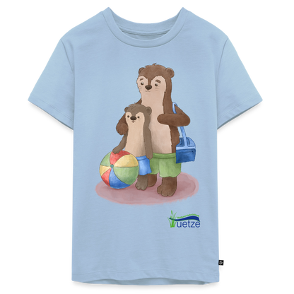 Naturbad Uetze Teenie-T-Shirt "Otterpapa" (146-164) - Hellblau