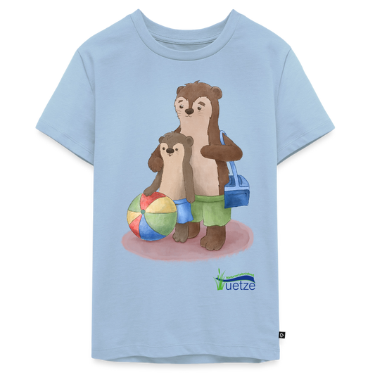 Naturbad Uetze Teenie-T-Shirt "Otterpapa" (146-164) - Hellblau