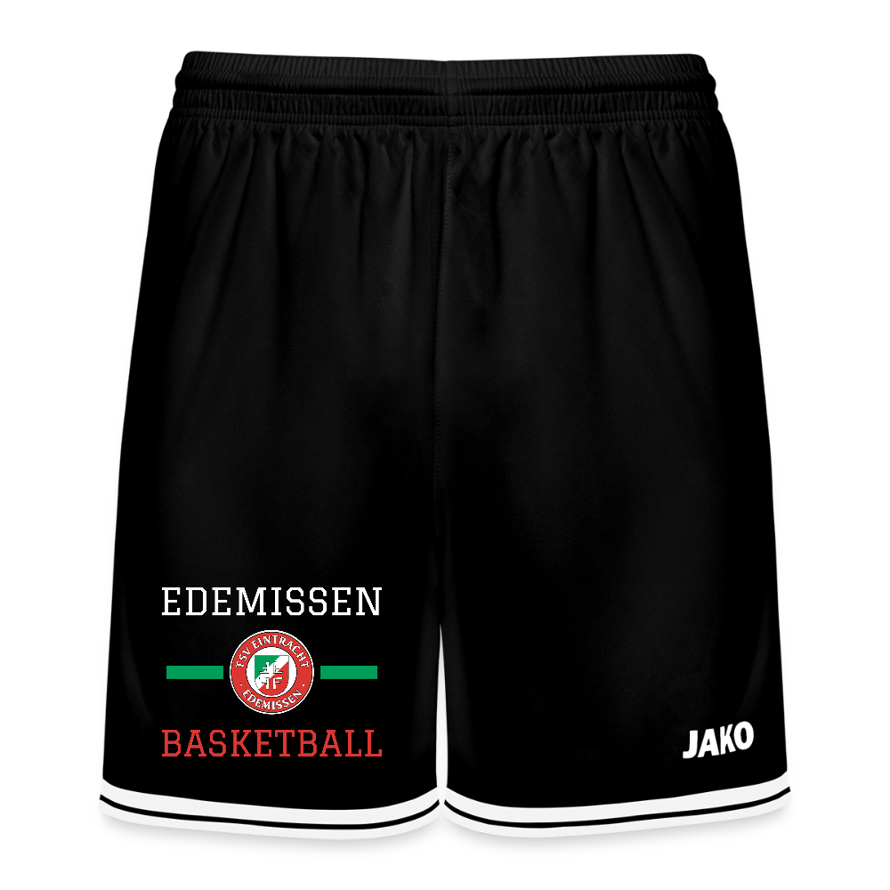 Edemissen Basketball JAKO Basketball Shorts schwarz - Schwarz/Weiß