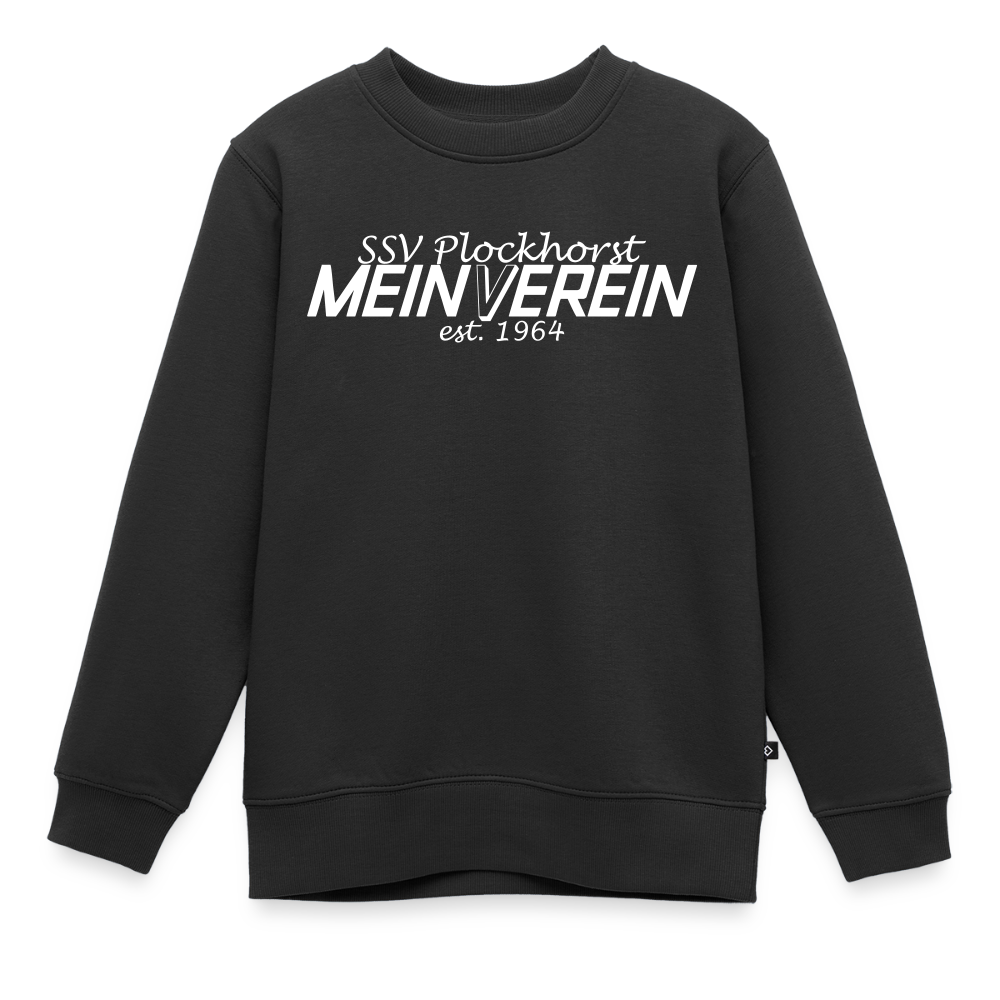 SSV Plockhorst Kinder Pullover Mein Verein - Schwarz