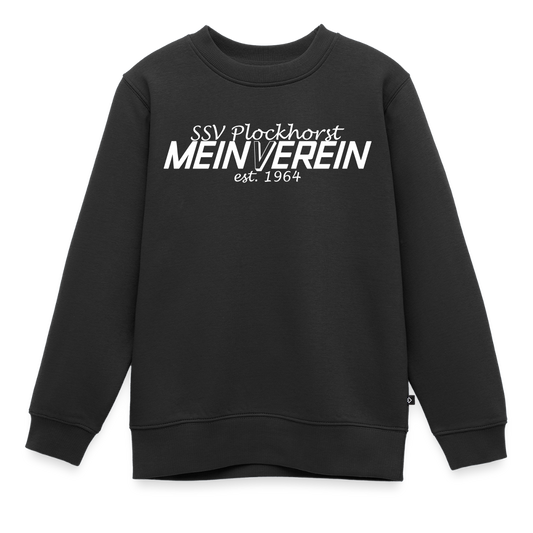 SSV Plockhorst Kinder Pullover Mein Verein - Schwarz