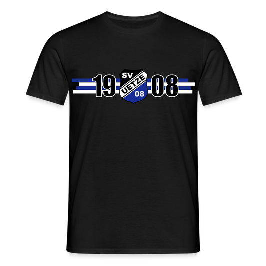 SV Uetze 08 - Tradition seit 1908 Premium T-Shirt flex - Schwarz