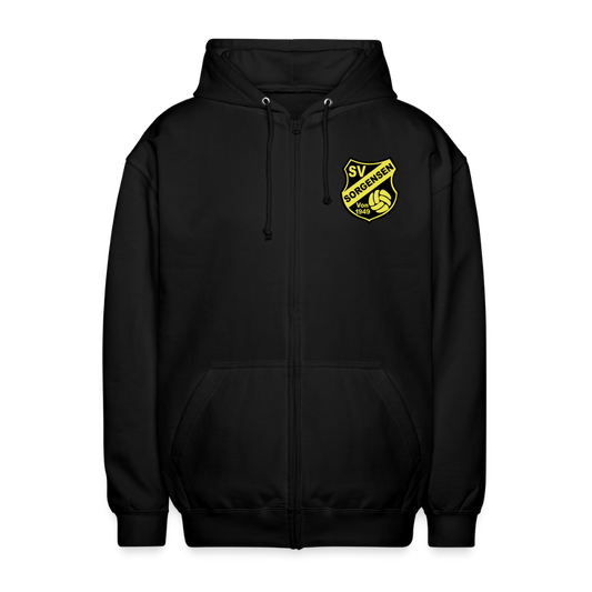 SV Sorgensen Unisex Kapuzenjacke Logo flex - Schwarz