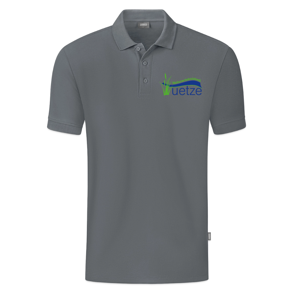Naturbad Uetze JAKO Herren Bio-Poloshirt - Grau