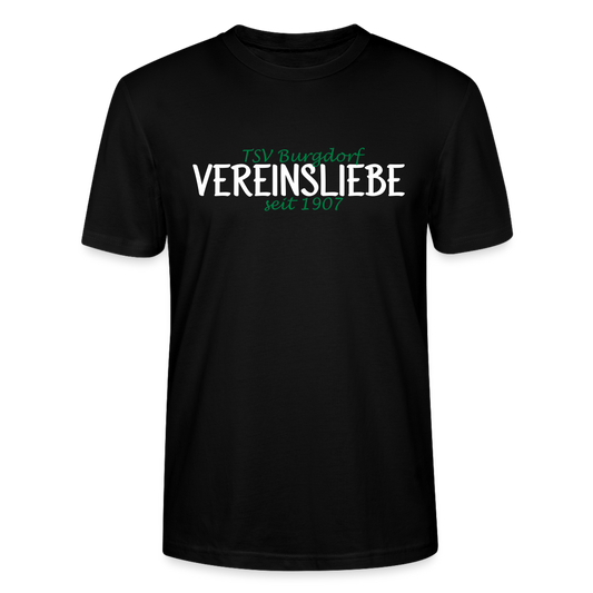 TSV Burgdorf Vereinsliebe Unisex Bio T-Shirt flex - Schwarz