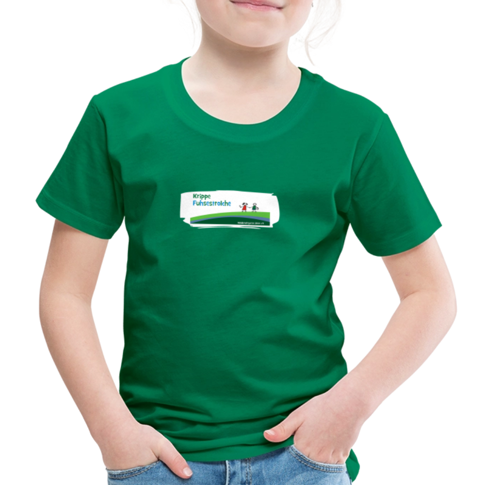 Waldkindergarten Uetze Krippenlogo Kinder Premium T-Shirt - Kelly Green
