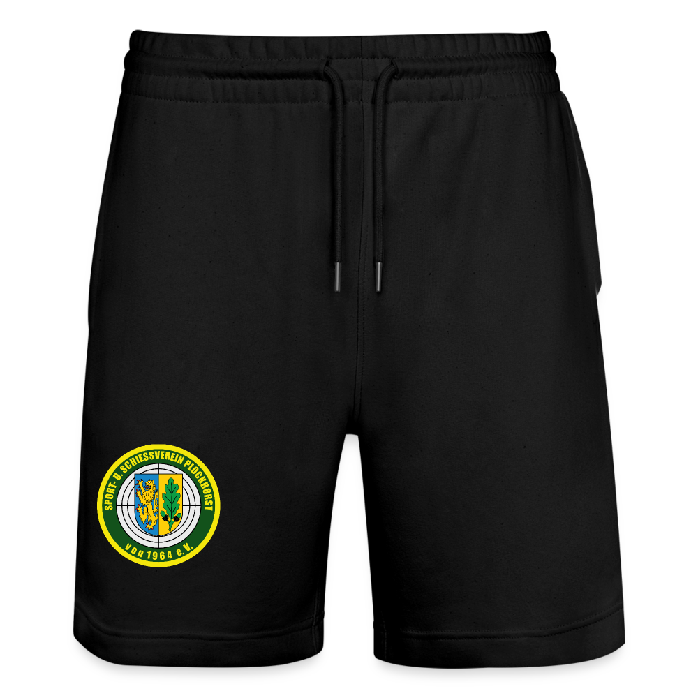 SSV Plockhorst Unisex Bio Joggingshorts Logo - Schwarz