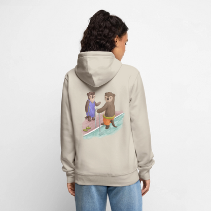 Naturbad Uetze Kapuzenjacke "Otter" - Beige
