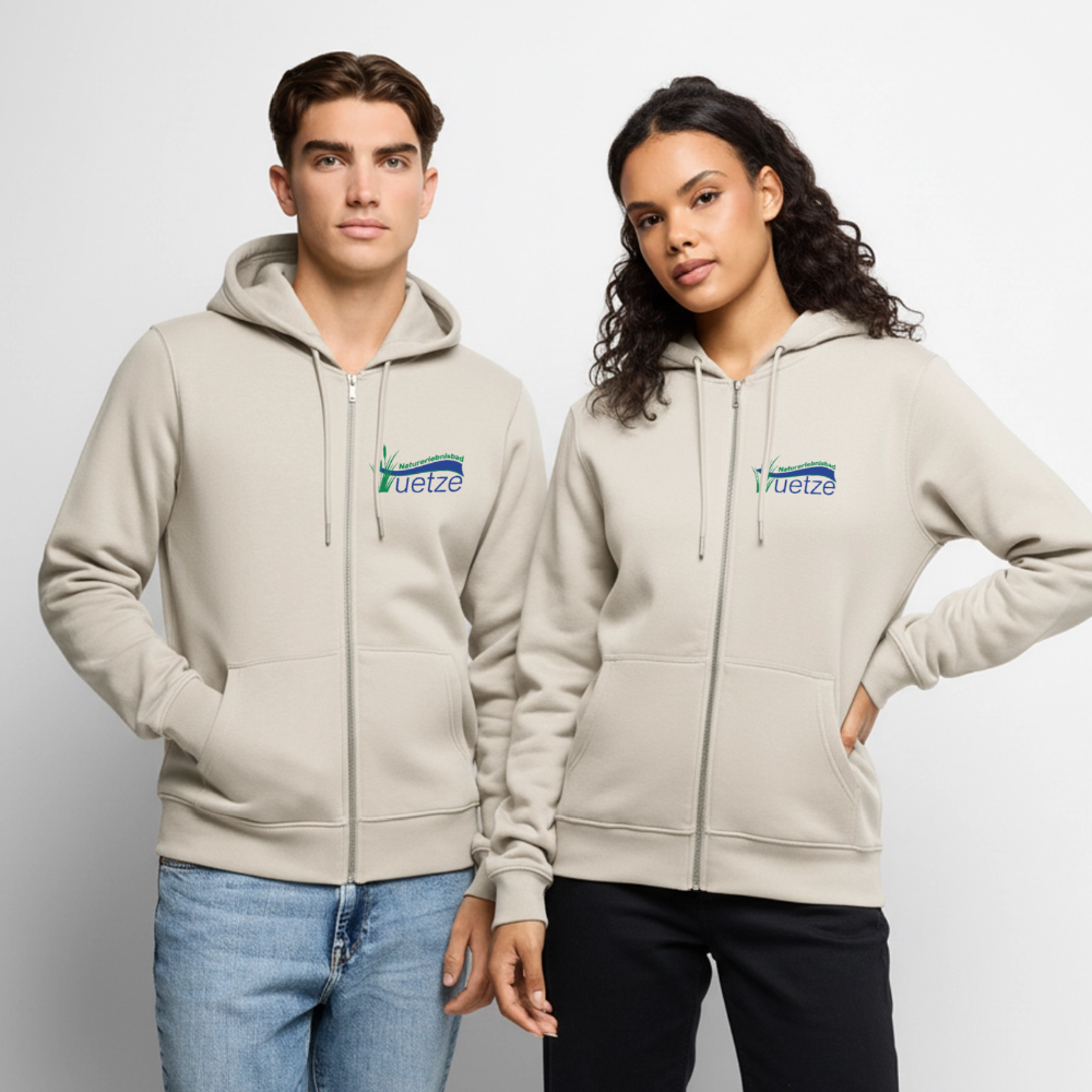 Naturbad Uetze unisex Kapuzenjacke - Beige