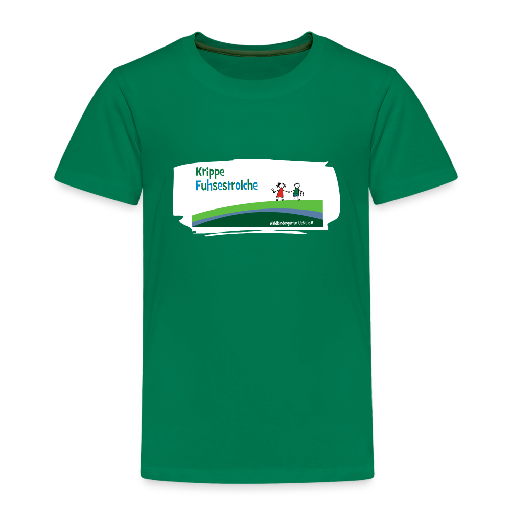 Waldkindergarten Uetze Krippenlogo Kinder Premium T-Shirt - Kelly Green