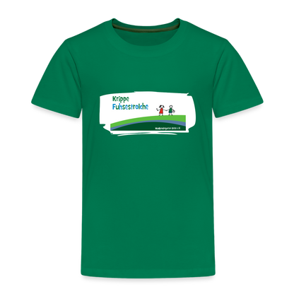 Waldkindergarten Uetze Krippenlogo Kinder Premium T-Shirt - Kelly Green