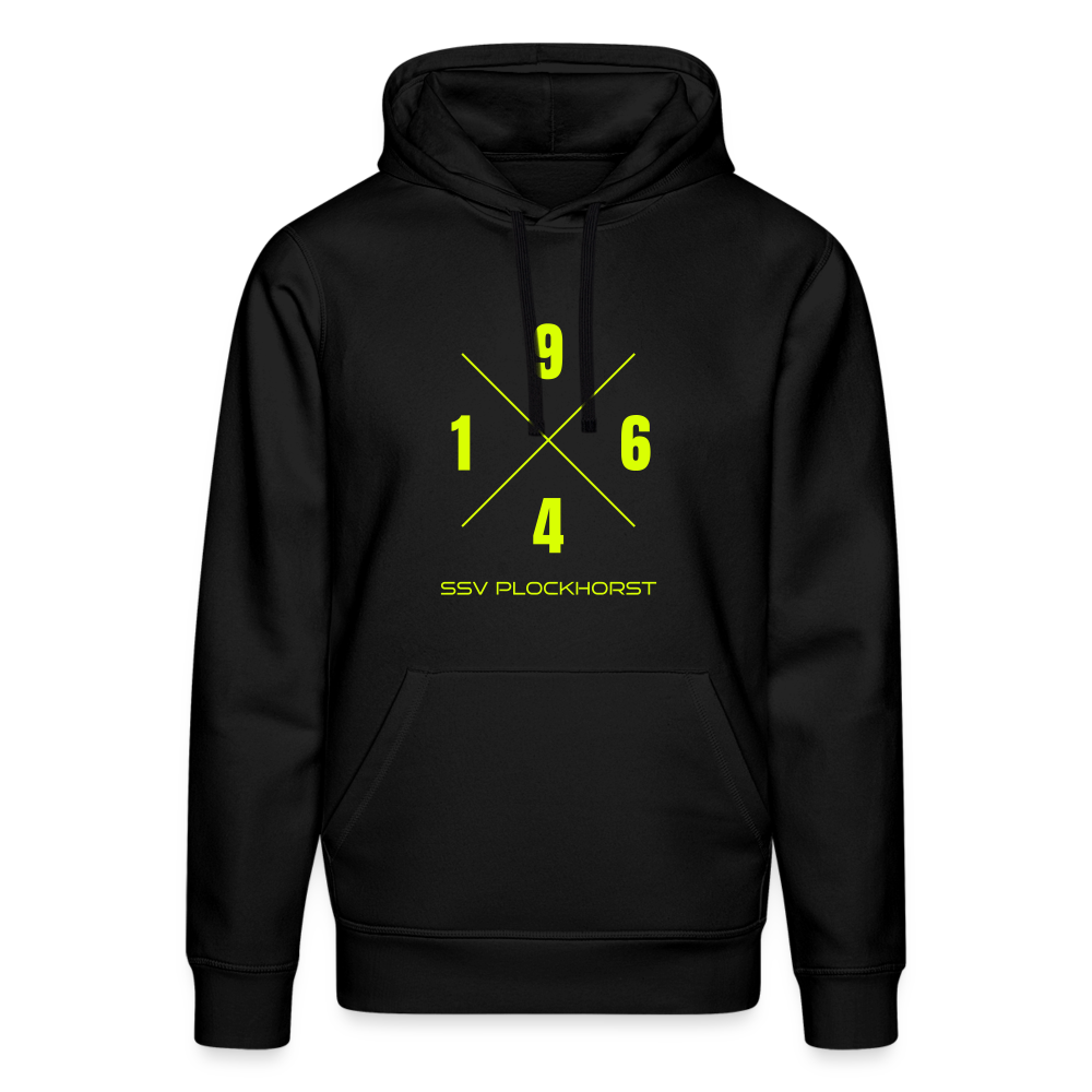 SSV Plockhorst Unisex Bio-Hoodie 1964 flex - Schwarz