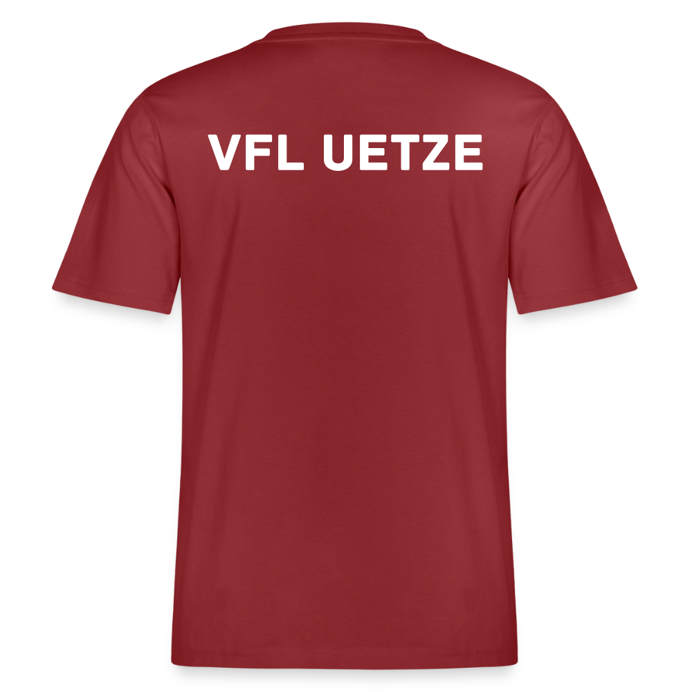 VfL Uetze Relaxed Fit Unisex Bio-T-Shirt (schwer) - Erdrot