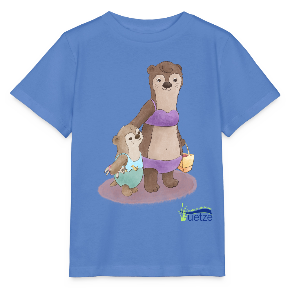 Naturbad Uetze Kinder T-Shirt "Ottermama" (98-128) - Blau
