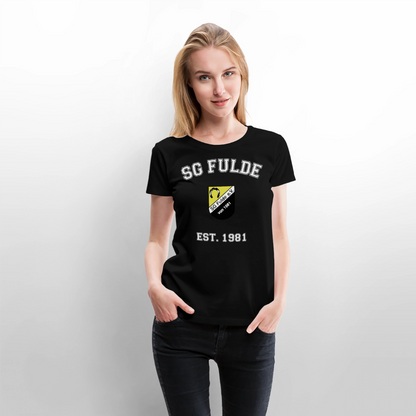 SG Fulde Frauen Collage Premium T-Shirt flex - Schwarz