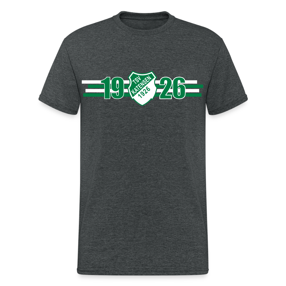 TSV Katensen "1926" Heavy T-Shirt unisex - Dunkelgrau meliert