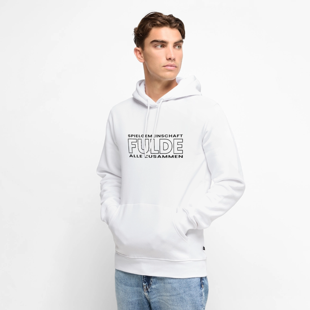 SG Fulde unisex Premium Hoodie "Alle zusammen" - Weiß