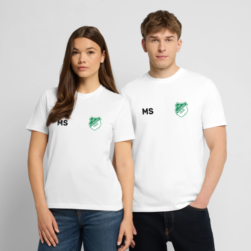 TSV Katensen Unisex Bio-T-Shirt (personalisierbar) - Weiß