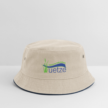 Naturbad Uetze Kinder Fischerhut - Natur/Navy