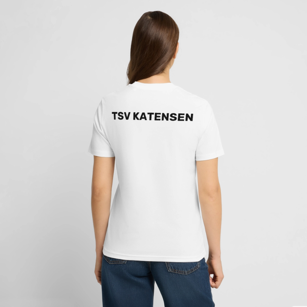 TSV Katensen Unisex Bio-T-Shirt (personalisierbar) - Weiß